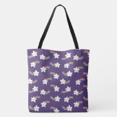 Rainbow Stars Tote Bag Tasche (Rückseite)