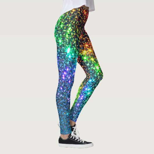 Rainbow Stars Yoga Pants Leggings (Rechts)