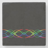 Rainbow Steinuntersetzer (Vorderseite)