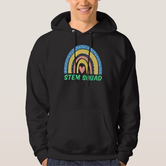 Rainbow Stem Science Technology Engineering Math T Hoodie (Vorderseite)