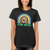 Rainbow Stem Science Technology Engineering Math T T-Shirt (Vorderseite)