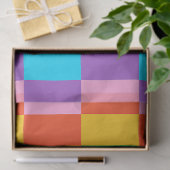 Rainbow Steps Blocks Gewebpapier - Fett farbig Seidenpapier (Geschenk)