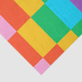 Rainbow Steps Blocks Gewebpapier - Fett farbig Seidenpapier (Detail)