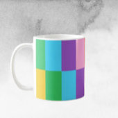 Rainbow Steps Blocks Muster Klassische Tasse