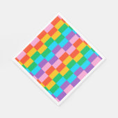 Rainbow Steps Blocks Paper Napkins - farbenfroh Serviette (Ecke)