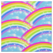 Rainbow Sterne Blau Stoff (Muster)