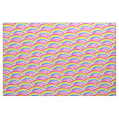Rainbow-Sterne Rosa Himmelswiederholmuster Stoff (Fat Quarter (45,7 x 55,9 cm))