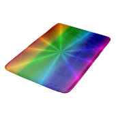 Rainbow-Sternexplosion Badematte (Schrägansicht)