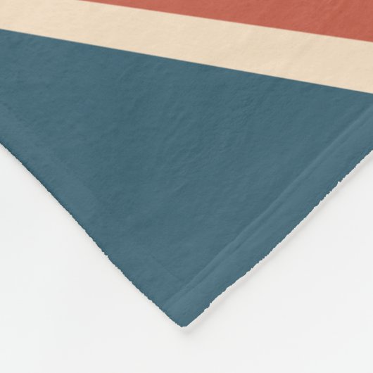 Rainbow Sternexplosion Groovy Retro Hippie 60er Bo Fleecedecke (Ecke)