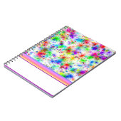 Rainbow-Sternexplosionen Notizblock (Linke Seite)