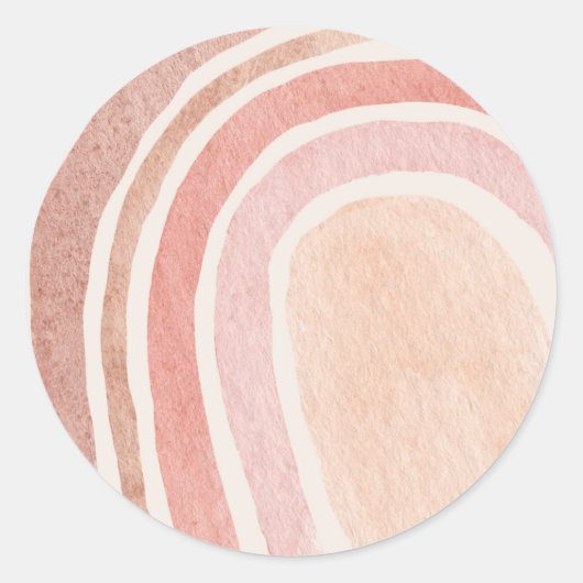 Rainbow-Sticker Runder Aufkleber (Vorderseite)