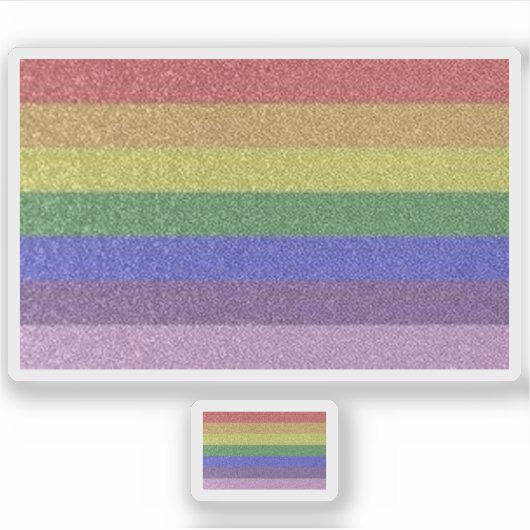 RAINBOW STICKERS AUFKLEBER (Vorderseite)