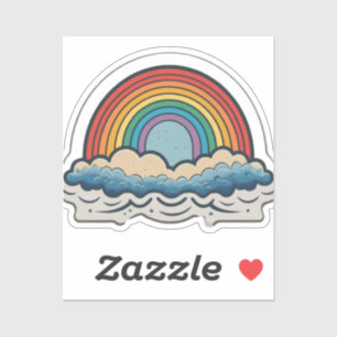 Rainbow Stickers Spread Positivity & Diversity Aufkleber