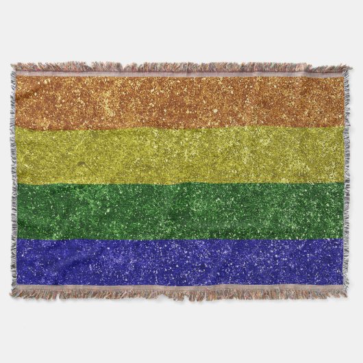 Rainbow-Stolperflagge Decke (Vorderseite)