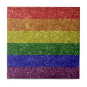 Rainbow-Stolperflagge Fliese (Vorderseite)