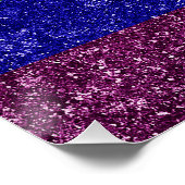 Rainbow-Stolperflagge Poster (Ecke)