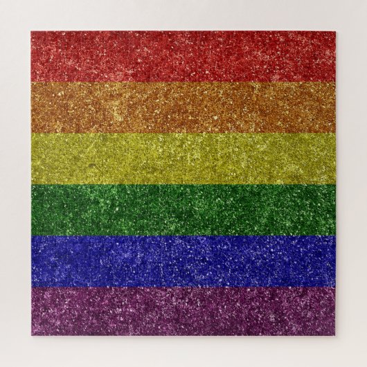 Rainbow-Stolperflagge Puzzle (Vertikal)