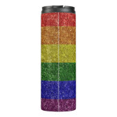 Rainbow-Stolperflagge Thermosbecher (Rückseite)