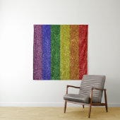 Rainbow-Stolperflagge Wandteppich (Beispiel (Horizontal))