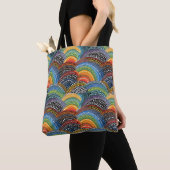 Rainbow-Stolz-Dot-Totbeutel Tasche (Von Nahem)