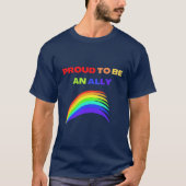 RAINBOW STOLZ, EIN ALLER T - Shirt ZU SEIN (Vorderseite)