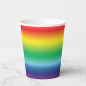 Rainbow-Stolz-Party lgbt lgbtq Pappbecher (Links)