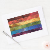 Rainbow-Stolz-Sticker Rechteckiger Aufkleber (Umschlag)