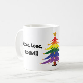 RAINBOW-Stolz Weihnachten Homosexuelle Kaffeetasse