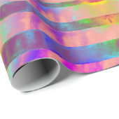 Rainbow-Strahlpapier Geschenkpapier (Rolleneckpunkt)