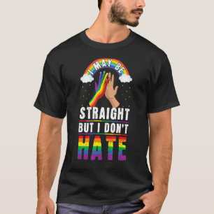Rainbow Straight Hashe Gay Lgbtq Lgbt Pride nicht T-Shirt