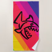 Rainbow Strandtuch (Vorderseite)