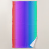 Rainbow Strandtuch (Vorderseite)