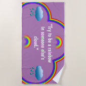 "Rainbow" Strandtuch (Vorderseite)