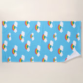 Rainbow Strandtuch (Vorderseite)