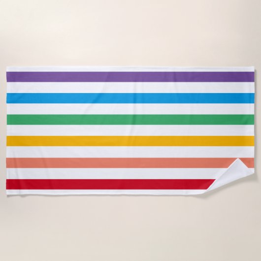 Rainbow-Strandtuch Strandtuch (Vorderseite)