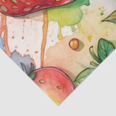 Rainbow Strawberries Decoupage Seidenpapier (Detail)