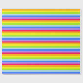 Rainbow-Streifen in leuchtenden Farben, gemusterte Geschenkpapier (Flach)