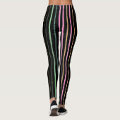 Rainbow-Streifen Leggings (Rückseite)