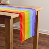 RAINBOW Streifen Muster + Ihre Idee Kurzer Tischläufer (Beispiel)