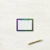 Rainbow-Streifen Post-it Klebezettel (Auf Schreibtisch)