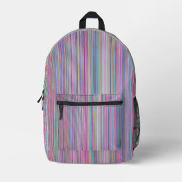 Rainbow Strip Bedruckter Rucksack