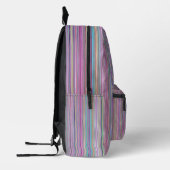 Rainbow Strip Bedruckter Rucksack (Links)