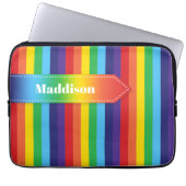 Rainbow Strip Electronics Sleeve mit Name (Vorderseite)