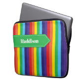 Rainbow Strip Electronics Sleeve mit Name (Vorderseite Links)
