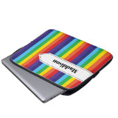 Rainbow Strip Electronics Sleeve mit Name (Vorne Knopf)