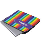 Rainbow Strip Electronics Sleeve mit Name (Vorne Knopf)