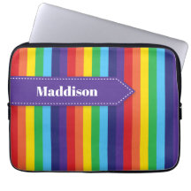 Rainbow Strip Electronics Sleeve mit Name