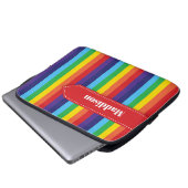 Rainbow Strip Electronics Sleeve mit Name (Vorne Knopf)