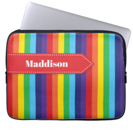 Rainbow Strip Electronics Sleeve mit Name