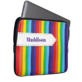 Rainbow Strip Electronics Sleeve mit Name (Vorne Rechts)